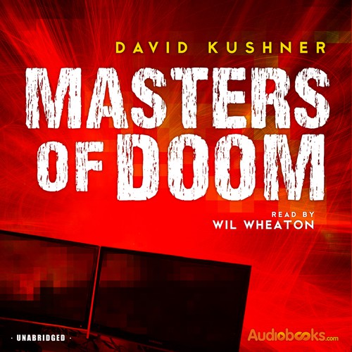 Design the "Masters of Doom" book cover for Audiobooks.com Design by heatherita
