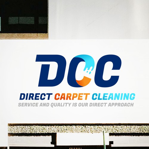 Edgy Carpet Cleaning Logo Design by Maher Sh