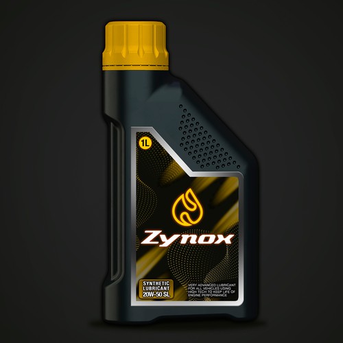 auto lubricant label design | strong , modern and powerful Design by IgnacioIdeas