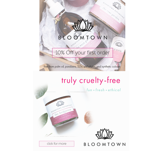 Design an ad for our eco-friendly brand Design by Njc design