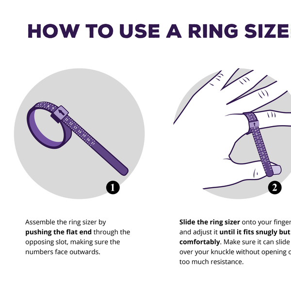 Business Card Design - How to use a ring sizer