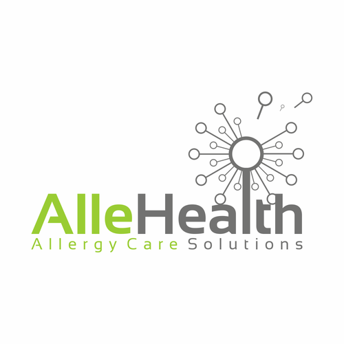 Create a logo for a new allergy company called AlleHealth Design by suket design