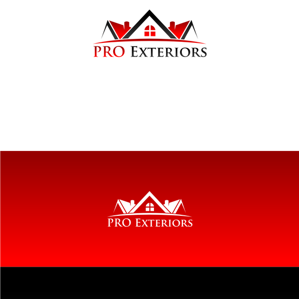 Design by AriWibowo titled "Create a SIMPLE logo for PRO Exteriors"