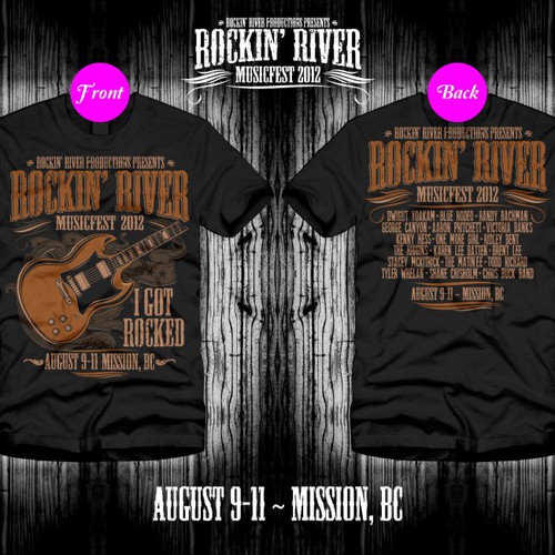 Cool T-Shirt for Country Music Festival Design by LGND