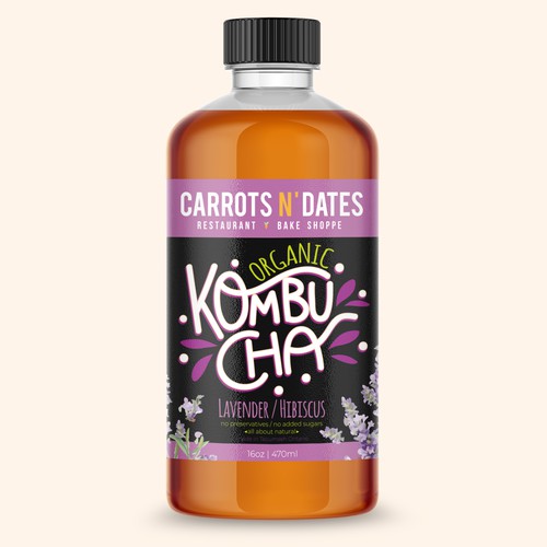 Design a Unique & Funky Kombucha bottle label Design by Daisygirl1702