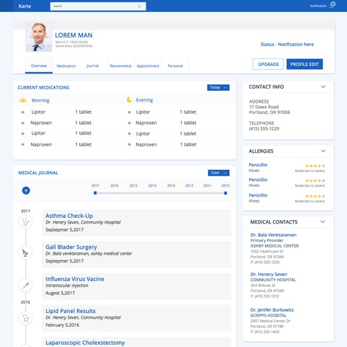 Web page design contest entry by PROBRAND