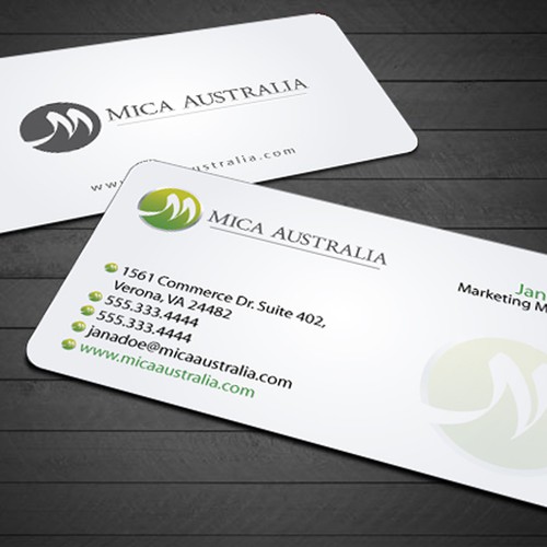 stationery for Mica Australia  Ontwerp door Umair Baloch
