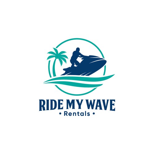 "cool", "edgy", "fun" jet ski company logo. Design by Maylyn