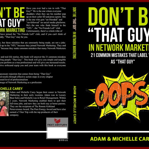 NCP BOOK COVER - Don't Be "That Guy" In Network Marketing Design by T.Primada