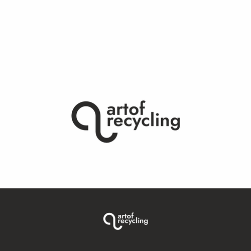 Logo design for a brand-new design and art project within tire recycling. Design by helcapitano