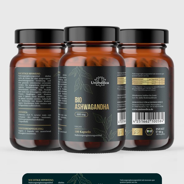 Bio Ashwagandha Lable design