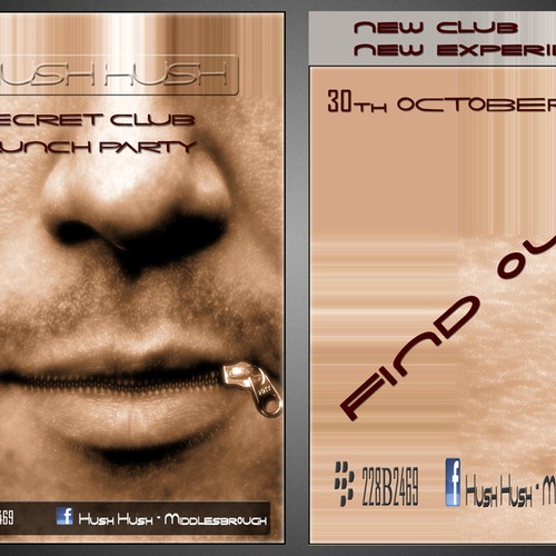 Exclusive Secret VIP Launch Party Poster/Flyer Design by maddesigns