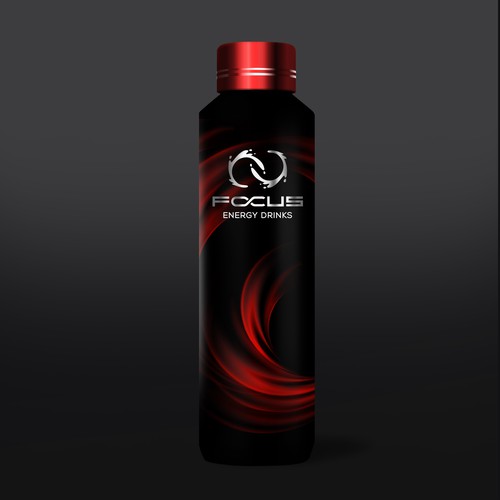 Focus Energy Bottle Design by Creative Selection