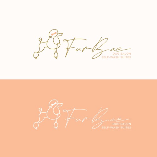 Design a logo/branding for Fur-Bae (slogan: Before Anything Else) luxury dog wellness/lifestyle biz Design by SanDzine