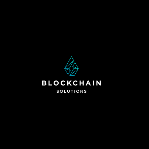 Blockchain company logo Diseño de ahza99™