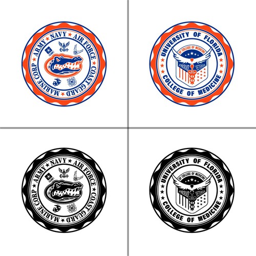 University of Florida Veterans Day Coin Contest Design by Hossam zakria