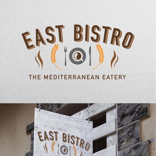 Create a logo for EAST BISTRO - The Mediterranean Eatery/Local Restaurant Design by StefanoStile