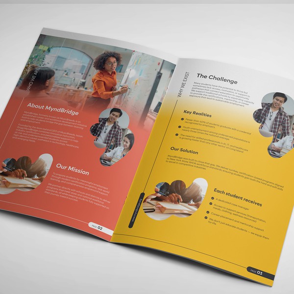 Booklet Design for MyndBridge