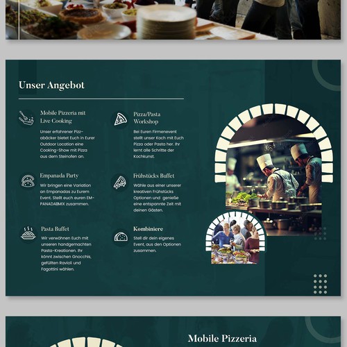 Redesign of our Catering Menu Design by Monki D Loy