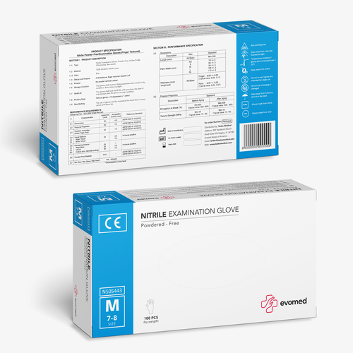 Design a Box for Medical Examination Gloves Design by Encephalon™