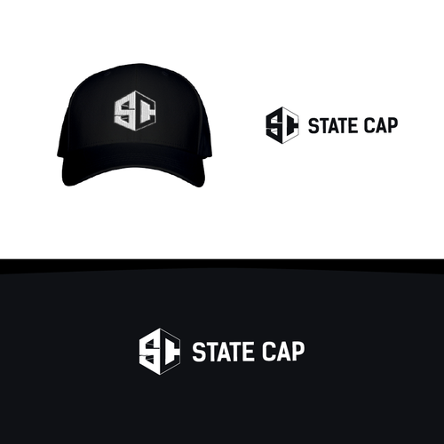 new logo to STATE CAP, cap brand - SC Design réalisé par cucuque design