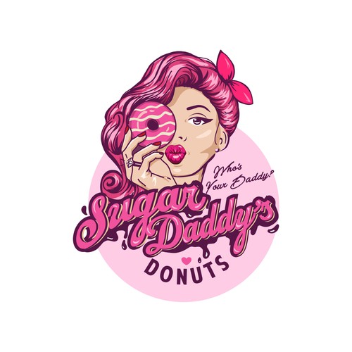 SUGAR DADDY DONUTS LOGO CONTEST Design by nindadian