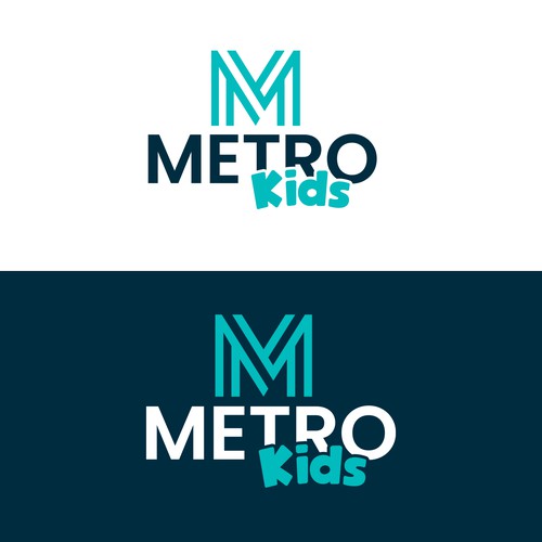 Metro Kids Logo Design by Duvaune™