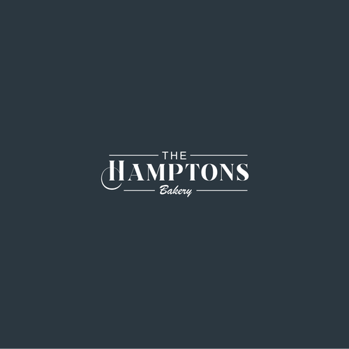 The Hamptons Bakery Logo Design by ariagatha