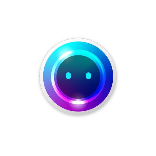 Create a minimalistic avatar for an AI life assistant-ontwerp door HannaSymo