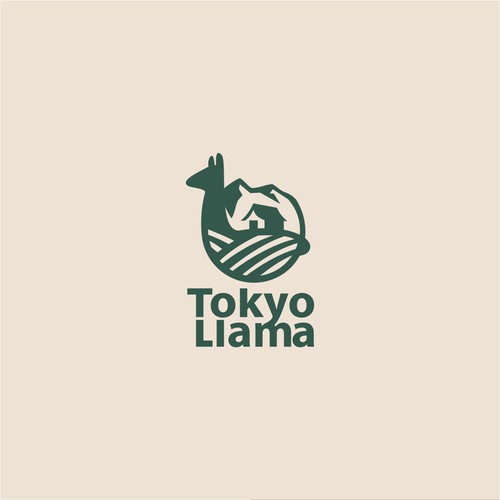 Outdoor brand logo for popular YouTube channel, Tokyo Llama Diseño de Asti Studio
