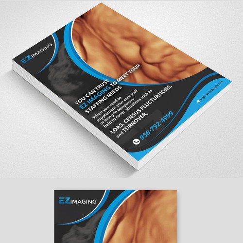 ULTRASOUND STAFFING CARD/FLYER Diseño de Tanny Dew ❤︎