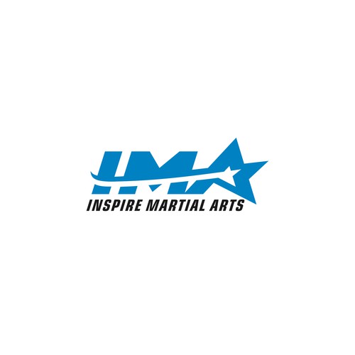 iNSPIRE. Shooting star design? Child development martial arts school. Design by Denidon