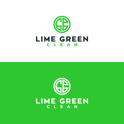 Lime Green Clean Logo and Branding Diseño de LivRayArt