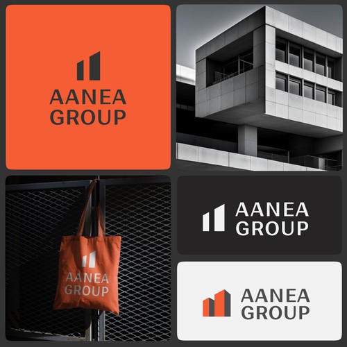 Logo and Corporate Design for a new Real Estate Holding in Switzerland Design by Bu.