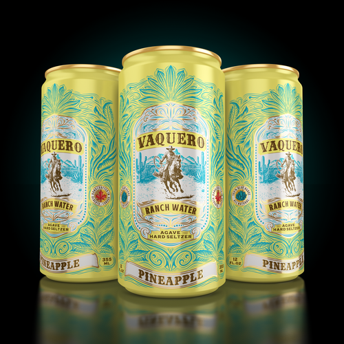design a label for a new "Ranch Water" by the name of  "Vaquero" Design by BDV