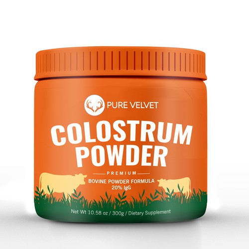 Design di Re-design Supplement Label to capture Amazon shopper attention & boost CTR - Colostrum Powder di Shereef_CM