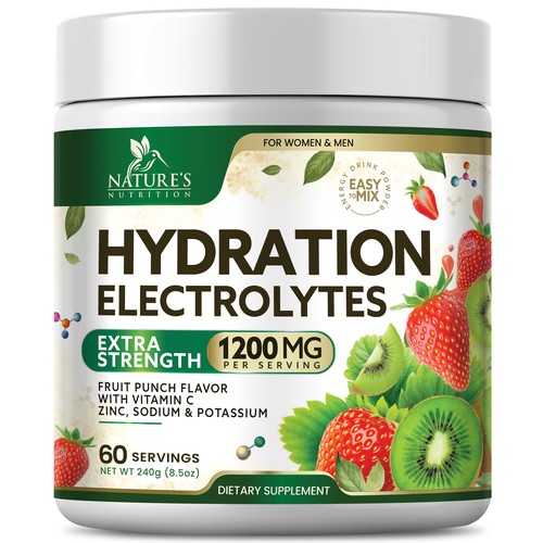 Hydration Electrolytes Design Needed for Nature's Nutrition Design by Black-Pepper