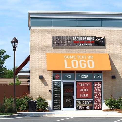 CASUAL STREET WEAR CLOTHING STORE GRAND OPENING SIGN Design by miminoo