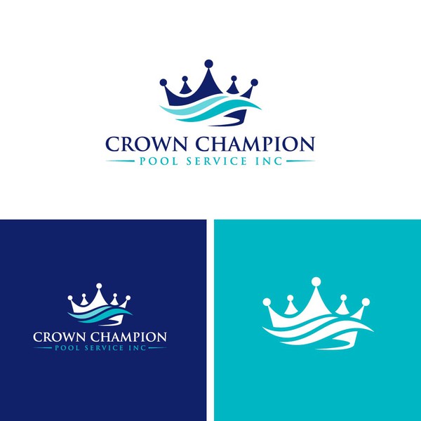 Design by Creator Hub titled "Crown Champion Pool Service Inc"
