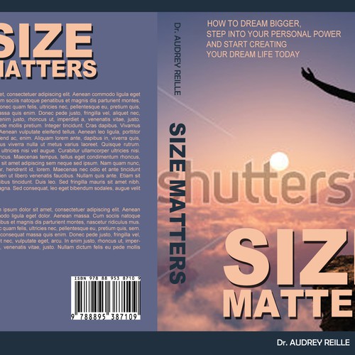 Design an Inspiring Book Cover for "Size Matters" on Dreaming Big! Design by VaMeDe
