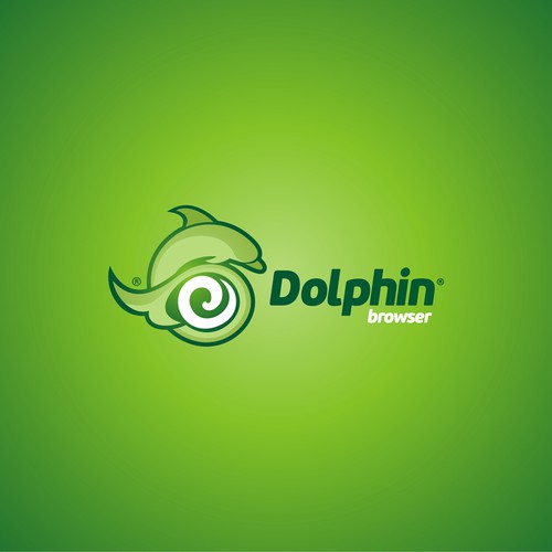 New logo for Dolphin Browser Design by Yiannis Dimitrakis