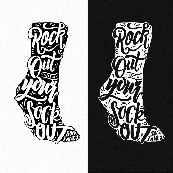Tagline Design for Sock Company Signage contest