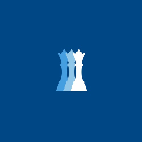 Logo for an innovative law firm, around the universe of chess game Réalisé par Method®