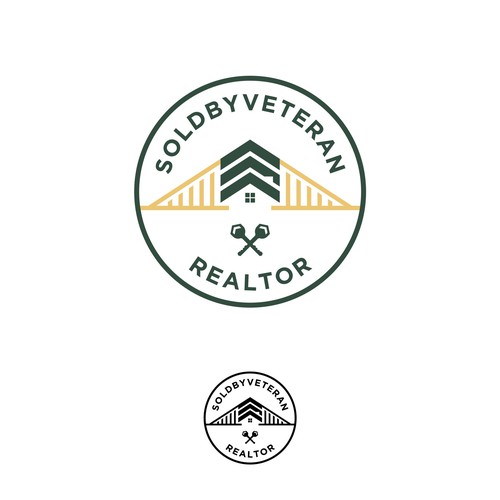 Military Themed Real Estate Logo Design by naya89
