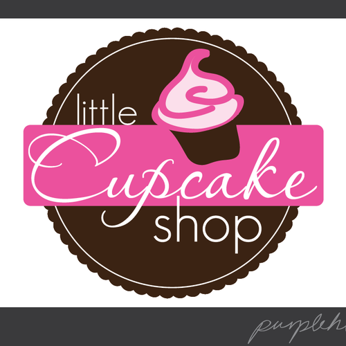 LOGO-  for  CUPCAKE  BAKERY Design by PurpleHorns