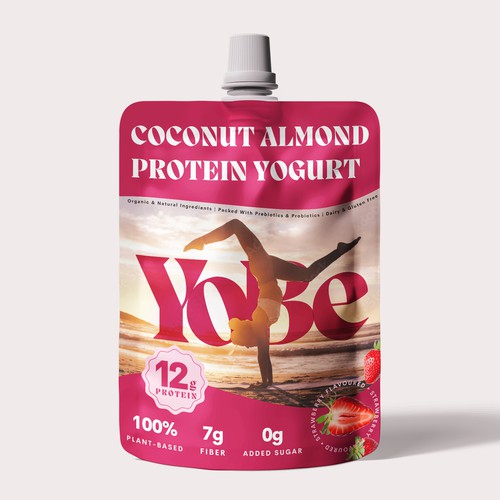 Create Eye-Catching Packaging for YoBe's Protein Yogurt to Shine at Whole Foods Design by vinny soni