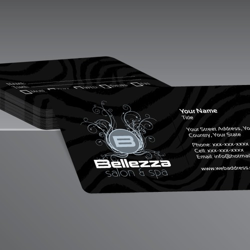 New stationery wanted for Bellezza salon & spa  Diseño de Waqas H.