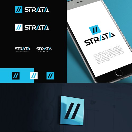 Strata - A Tokyo based top-tier engineering firm in need of a robust brand Design by Light and shapes