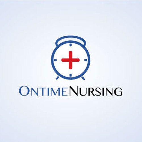 logo and business card for Ontime Nurses Design por ali_baba