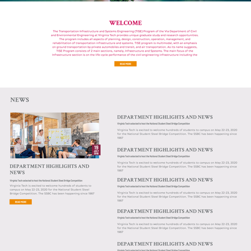 Proposition sur un concours de Design de thème WordPress, réalisée par nazdesigns7